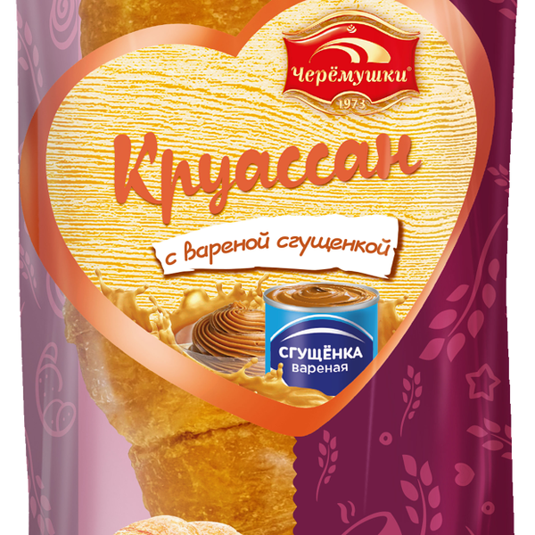 Круассан Черемушки с вареной сгущенкой 80г