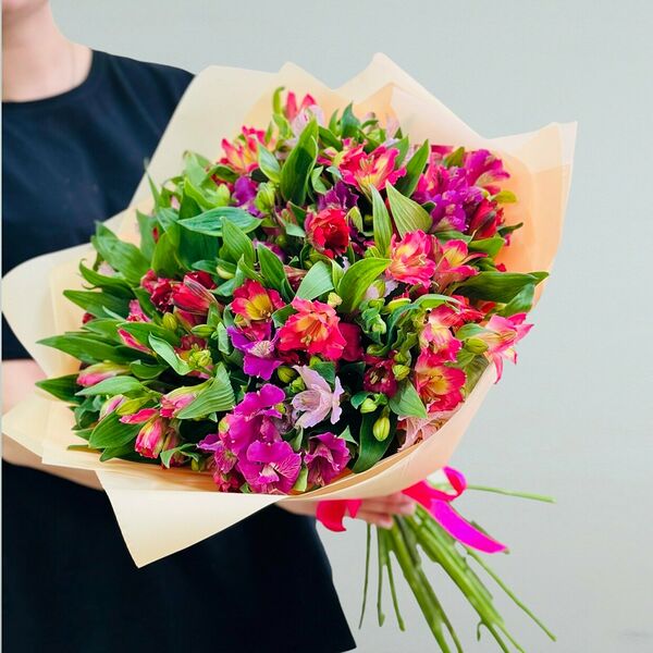 Букет из 19 альстромерий №802