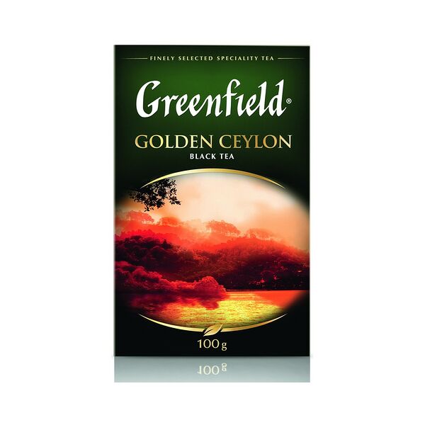 Чай черный Greenfield Golden Ceylon крупнолист. вес 0.1 кг