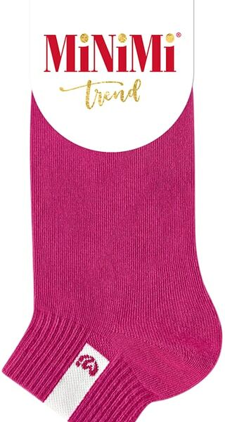 Носки женские MiNiMi Trend 4211 с эмблемой Fuxia фуксия Размер 35-38