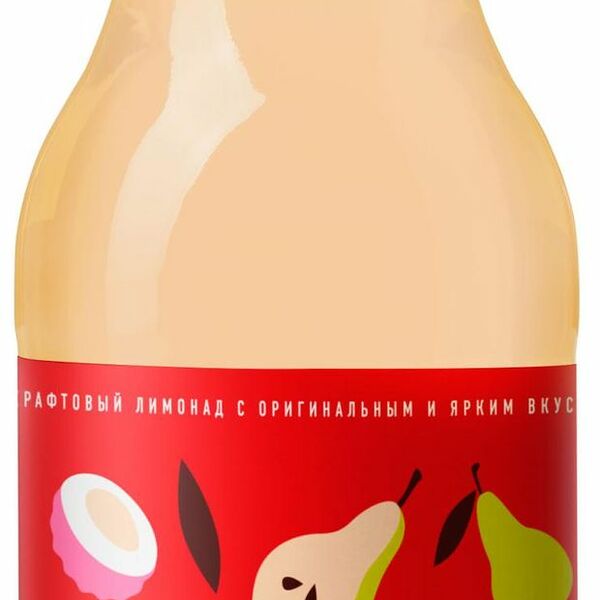 Напиток Волчок Личи-груша газированный 0.45 л