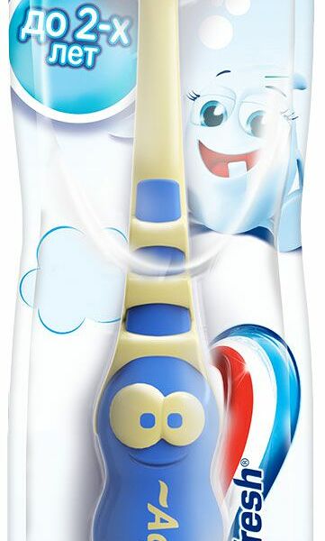 Щетка зубная Aquafresh Мой первый зубик мягкая до 2-х лет, 1 шт в ассортименте, 22г