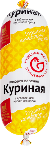 

Колбаса вареная Межениновская Птицефабрика Куриная 500 г