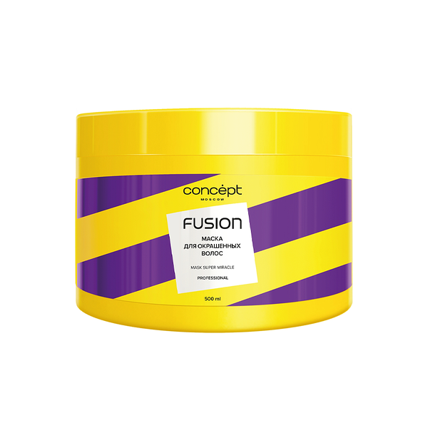 Маска для окрашенных волос Concept Fusion Mask Super Miracle 500 мл