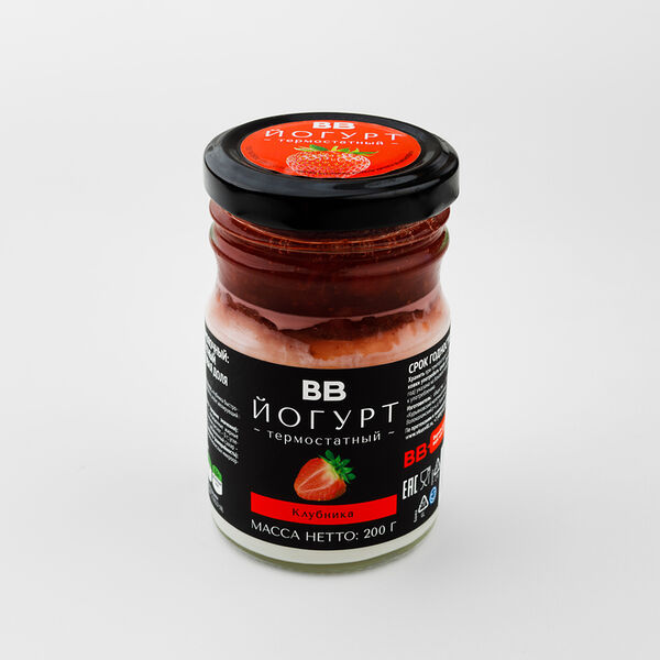 Йогурт термостатный Клубника 2,5%