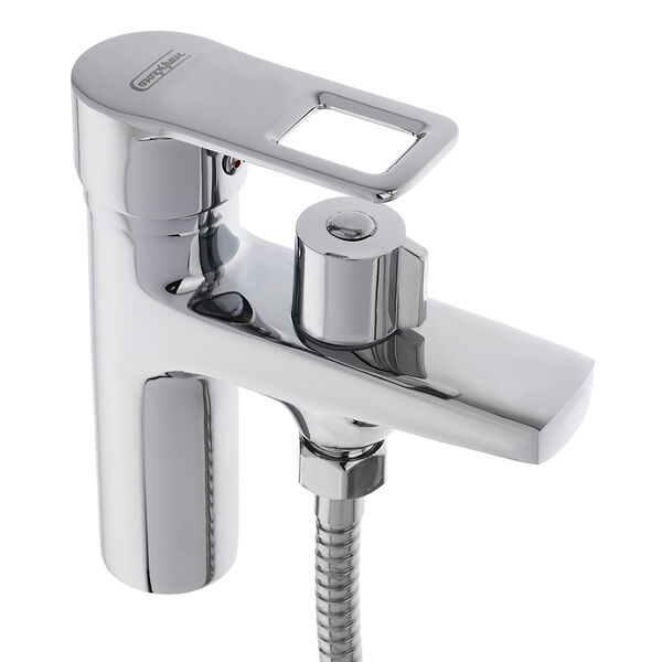 Союзкран смеситель для биде с гигенич. душем, керам. картридж 35мм, хром, цинк, sk03-r112