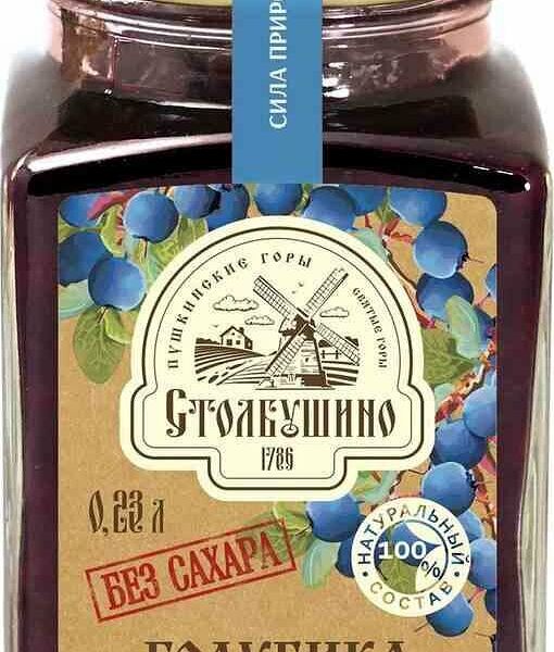 Голубика томленая Столбушино без сахара, 230мл
