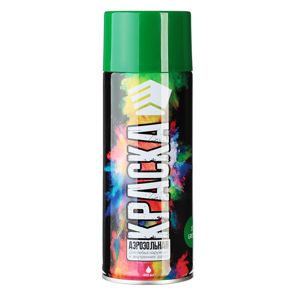 Ермак краска аэрозоль 400мл, зеленая (9001/37)