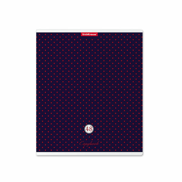 Тетрадь Erich Krause Dots клетка, 48 листов, в ассортименте