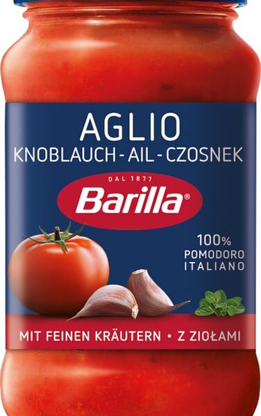 Соус томатный Barilla с чесноком и травами 400г