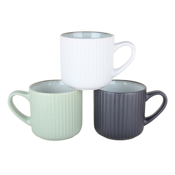 Кружка Ribbed, 540 мл, керамика, в ассортименте