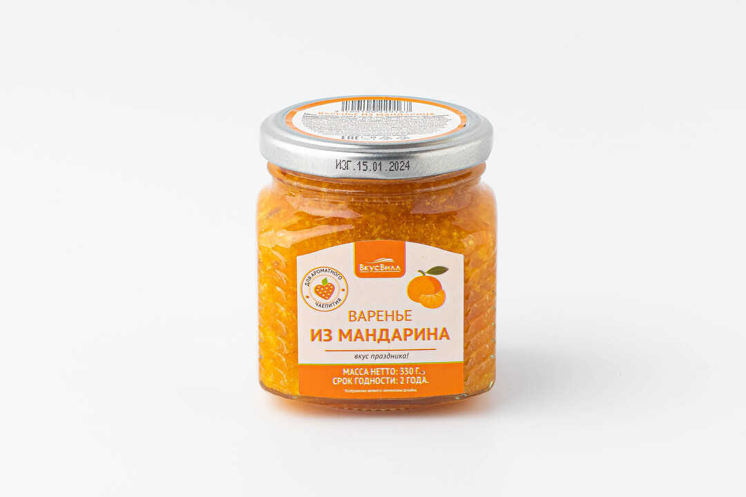 

Варенье ВкусВилл из мандарина 330 г