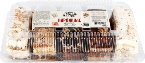 

Пирожные бисквитно-кремовые Арт-торт ассорти 400 г