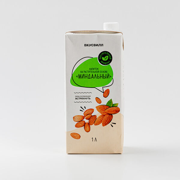 Напиток Velle миндальный классический на растительной основе, 1.5%, 1л