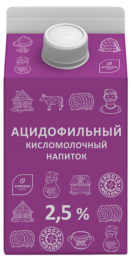 

Ацидофилин Просто молоко 2.5% 450 мл