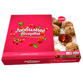 Бисквитный десерт Mamita с клюквой 200 г