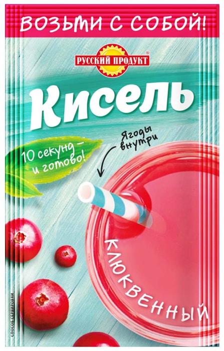 

Кисель Русский продукт клюквенный 25 г