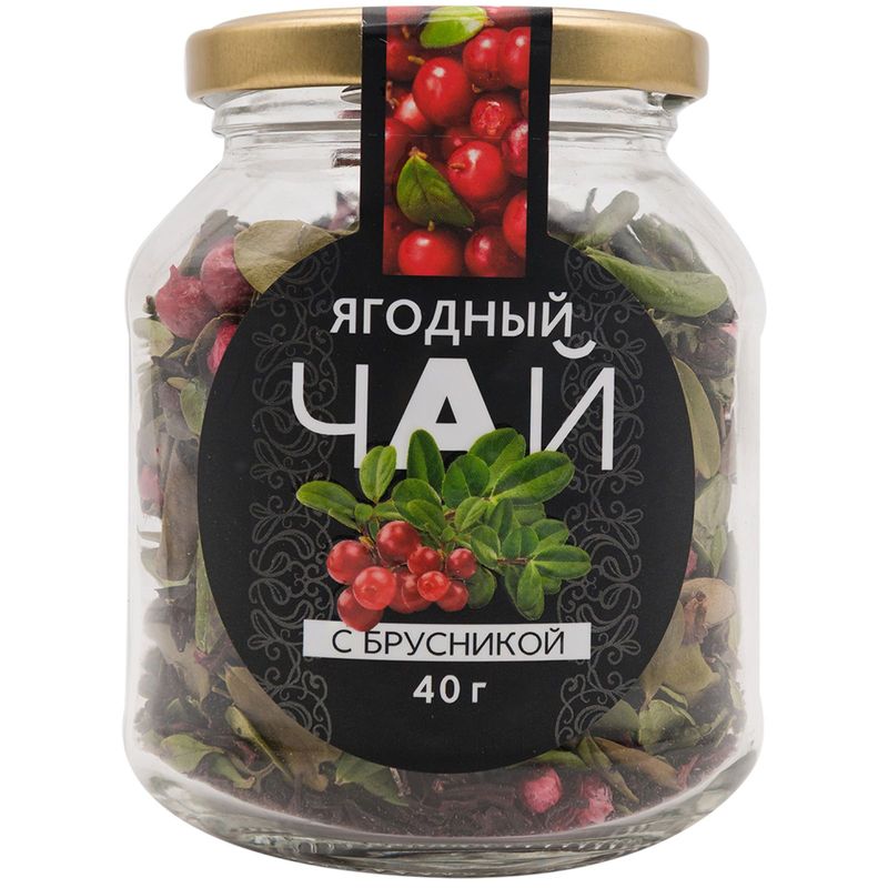 

Напиток чайный травяной Емельяновская Биофабрика с ягодами брусники 40 г