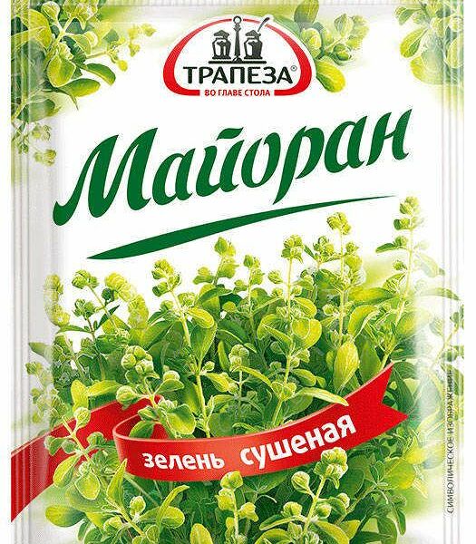 Майоран сушёный Трапеза зелень