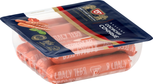 

Сосиски Омский бекон Сочные, 470 г