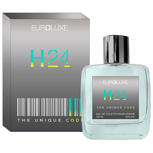 

Туалетная вода Euroluxe H24 The unique code edt мужская, 100 мл