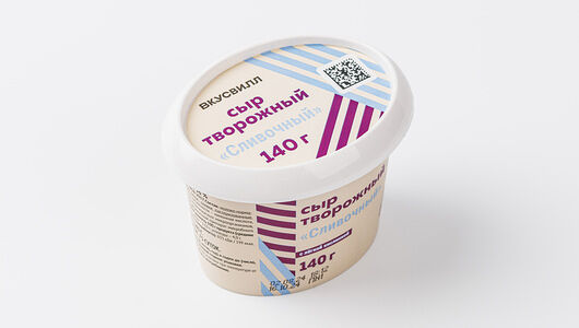 Сыр творожный Вкусвилл сливочный