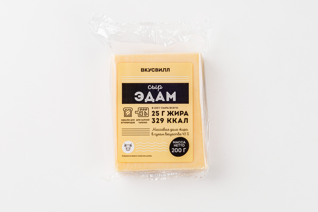 

Сыр ВкусВилл Эдам 200 г