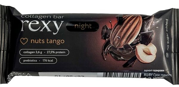 Батончик Rexy с высоким содержанием белка Орех 40г