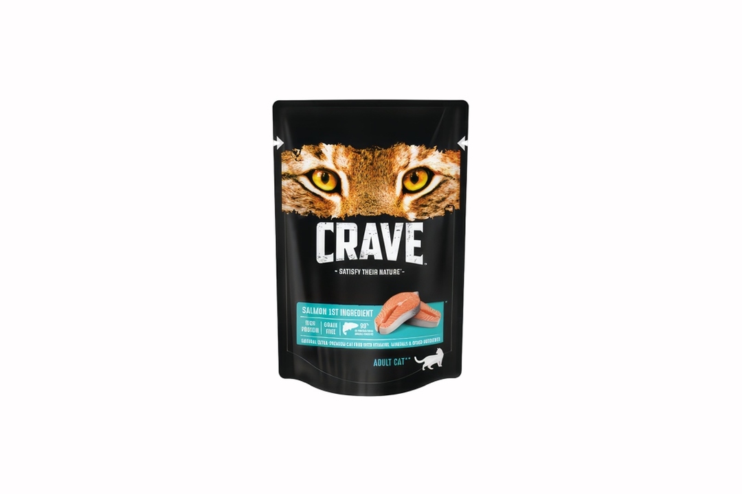 

Корм для взрослых кошек Crave Лосось в желе 70 г