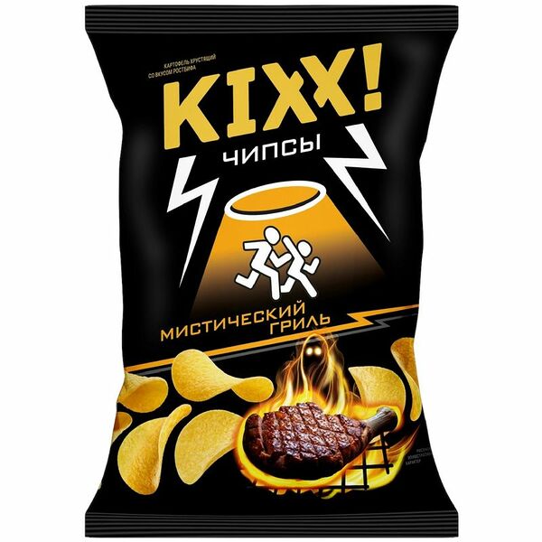 Чипсы Kixx! Мистический гриль со вкусом ростбифа картофельные хрустящие 50 г
