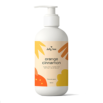 

Гель для душа JULLY BEE Апельсин и корица увлажняющий 450мл, Россия