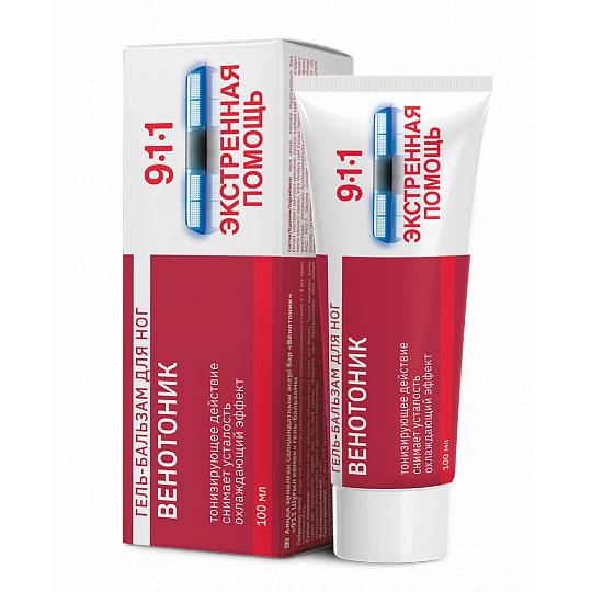 

Гель-бальзам для ног 911 Экстренная помощь Венотоник 100 мл