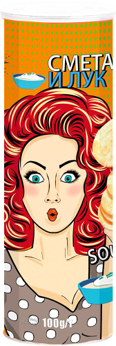 Чипсы St.Suntein сметана и лук, 100 г