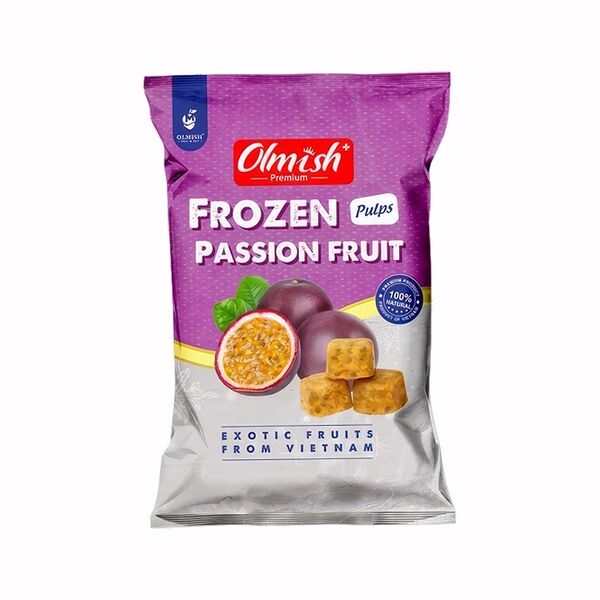 Маракуйя Olmish Premium мякоть с семечками замороженное 1кг 