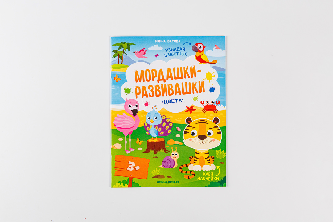 

Книжка Мордашки-развивашки, серия цвета