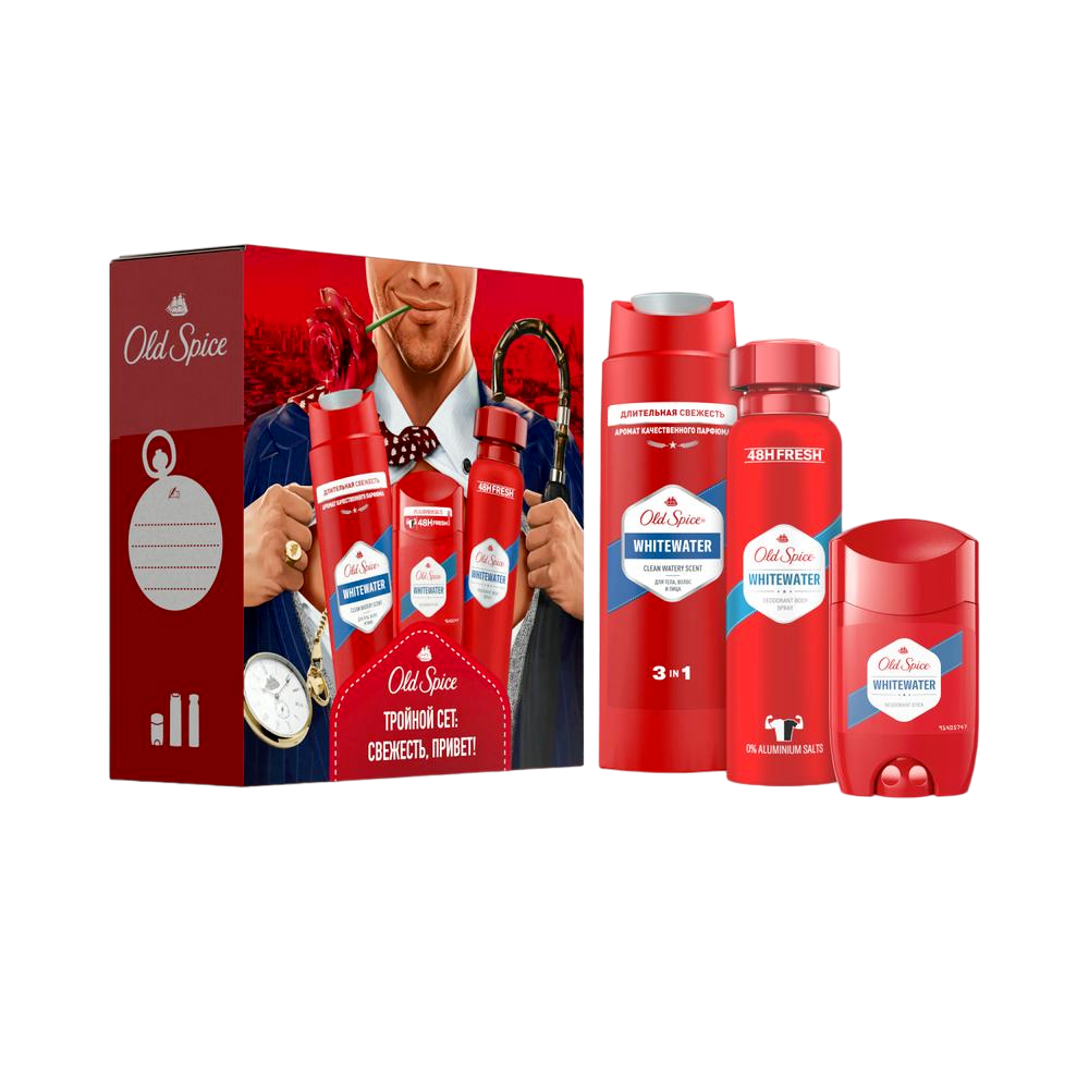 

Набор подарочный Old Spice Whitewater 3 предмета 450 мл