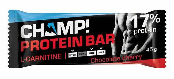 Батончик  протеиновый Champ! Шоколадная вишня 45 г