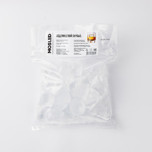 Лед Мослед пищевой для напитков, 500 г 