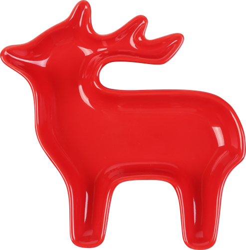 

Тарелка Homeclub фигурная Олень, фарфор