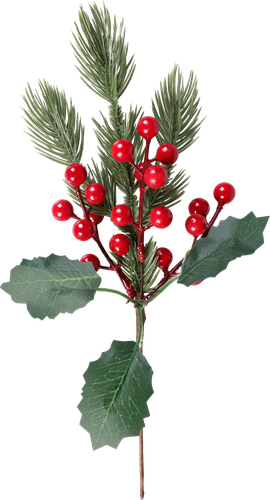 

Украшение елочное Homeclub Букет с ягодами 16 см 1 шт дизайн в ассортименте