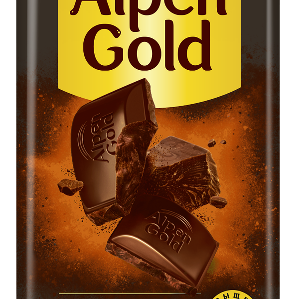 Шоколад темный Alpen Gold Dark классический, 80г