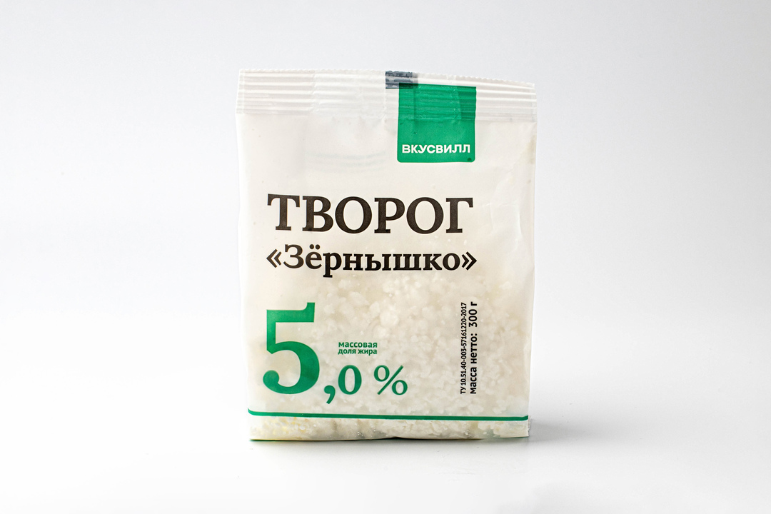 

Творог "Зернышко" 5% 300г