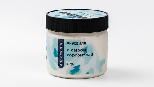 Мороженое Вкусвилл с сыром Горгонзола