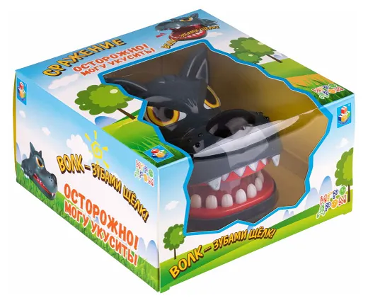 Настольная игра от бренда 1Toy Волк - зубами щелк