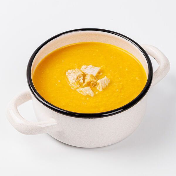 Крем-суп тыквенный с индейкой и сливками, замороженный, 1 кг