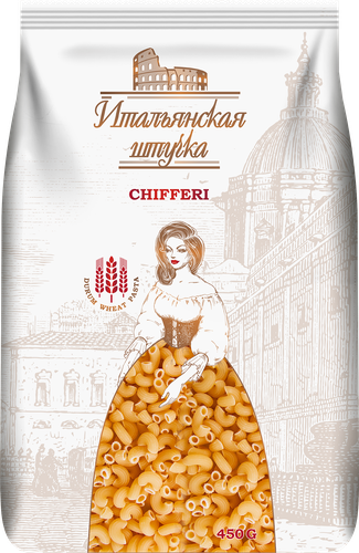 

Макаронные изделия Итальянская штучка Рожки, 450г