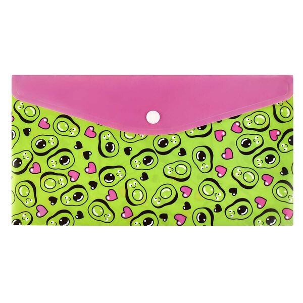 Папка для документов Феникс+ пластиковая А5 Авокадо Паттерн