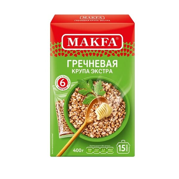 Крупа гречневая Makfa Экстра, 400 г