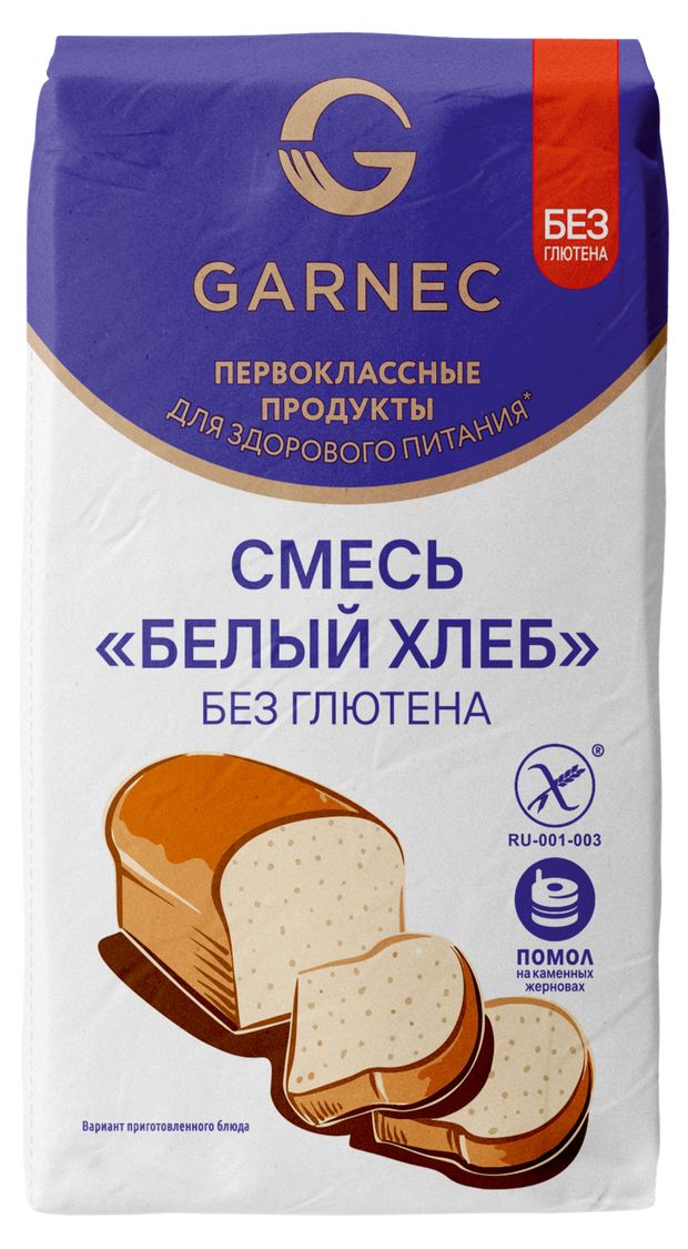 

Сухая смесь Garnec Белый хлеб без глютена