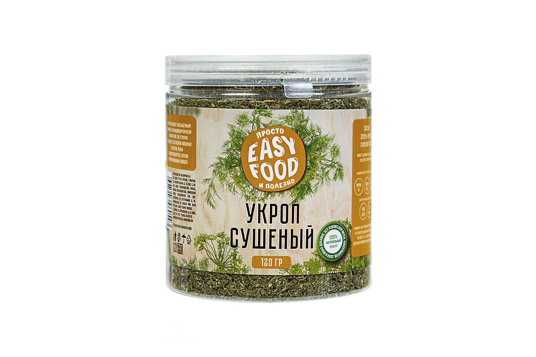 

Укроп сушёный Easy Food 120 г